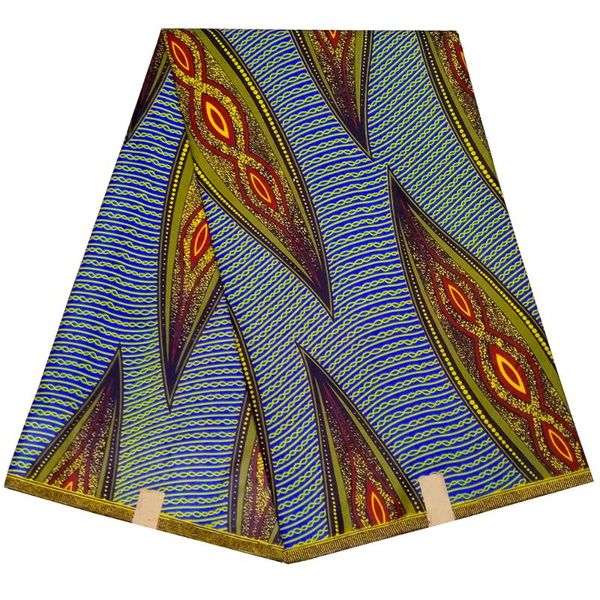

ribbon african traditional print wax fabric s veritable cloth, Pink;blue