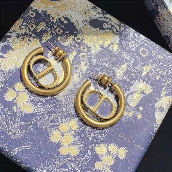 

87% off wholesale shop home circle earrings women's classic simple jewelry, Golden