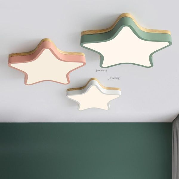 

ceiling lights nordic led star children room modern simple decor lamp living suspension lamps light fixures