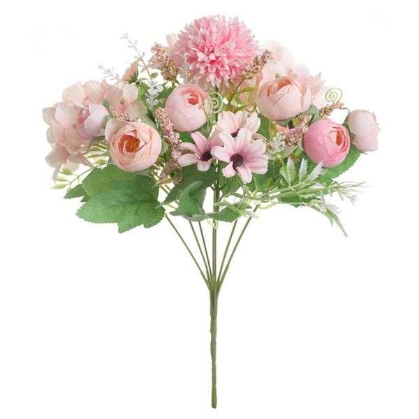 

decorative flowers & wreaths 1pc artificial flower pograph prop wedding party home office floral decor festival craft real touch fake
