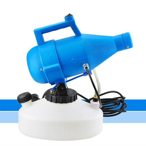 

watering equipments 110/220v 4.5l electric ulv fogger sprayer 1200w portable els residence community office industrial disinfection steriliz