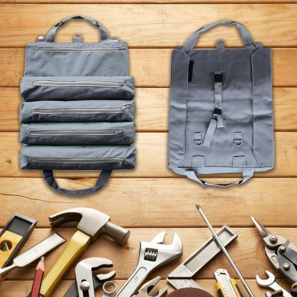 

roll up tool bag folding carrier organizer waterproof, wearable, portable, foldable tote pouch storage bags