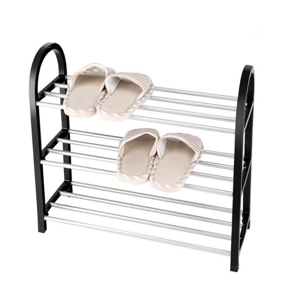 

tiers shoe rack stainless steel pipe storage shelfÂ diy shoes organizer holder cabinet over the door home furniture clothing & wardrobe