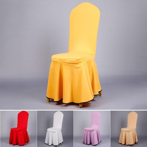 

chair covers champagne stretch cover removable elastic protector for wedding party ceremony banquet el supplies chairs dec