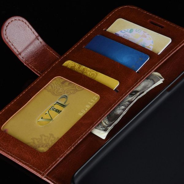 

suitable for apple iphone 12 mobil leather case crazy horse pattern card frame protective cover