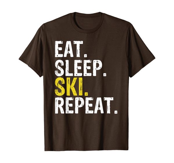 

Eat Sleep Ski Repeat Gift Skiing T-Shirt, Mainly pictures
