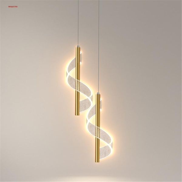 

pendant lamps children gold pole s acrylic led lights kids bedroom bedside dining room bar suspension luminaire design home deco lamp
