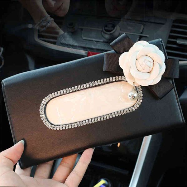 

1 pcs crystal with disposable napkins accessories tissue boxes car decoration auto accessorie
