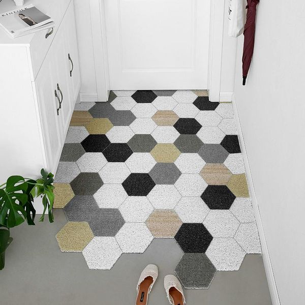 

carpets nordic floor mat wire ring foot can be cut at the door household carpet doormat hallway rug for living room