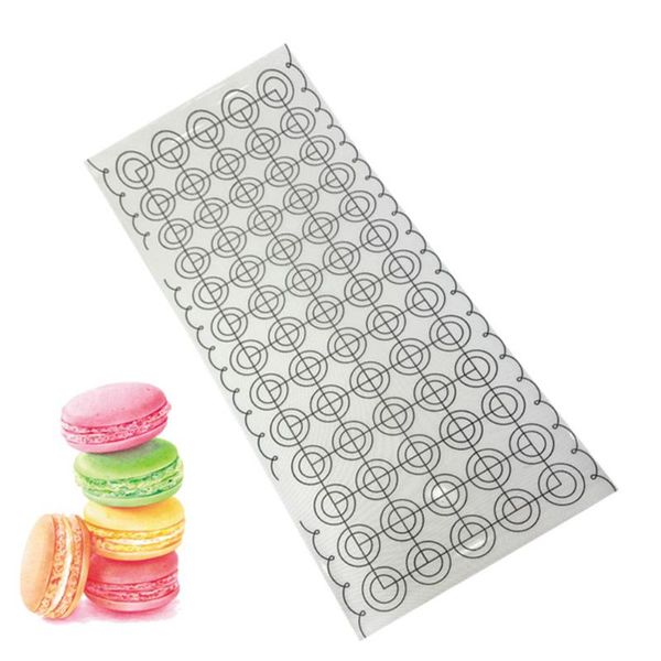 

rolling pins & pastry boards baking mat silicone anti-slip sheet non-stick round printed dessert cake dough roll bakeware 60x26cm