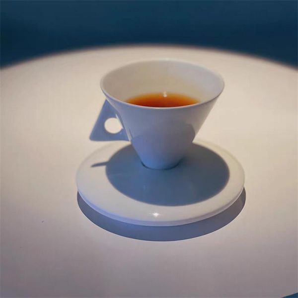 

mugs 70ml small capacity manual coffee bone porcelain espresso cup and saucer set tea breakfast milk drinkware