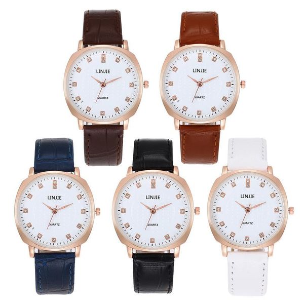 

female ins wind contracted temperament web celebrity square section 2021 ms han edition point drill literally watch wristwatches, Slivery;brown