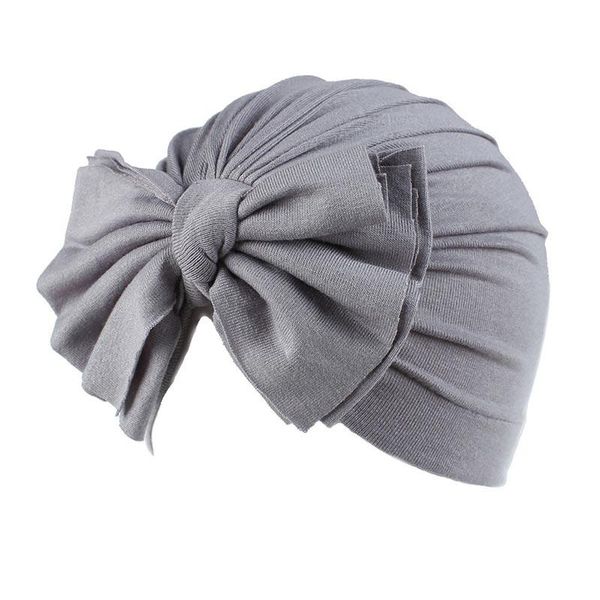 

caps & hats 18 colors cotton fashion spring autumn baby hat big bow elastic girls beanie cap infant girl turban kids hair accessories, Yellow