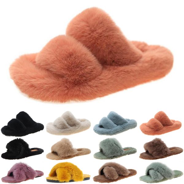 

luxury women shoes slides slippers womens sandals black grey slide slipper flat flip flops size 35-40 color64