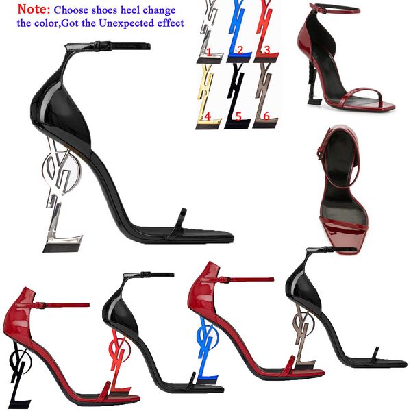 

2021 wedding dress shoes ladies milky gun high heels sandals exquisite and comfortable strap women letters short boots leather material serp, Black