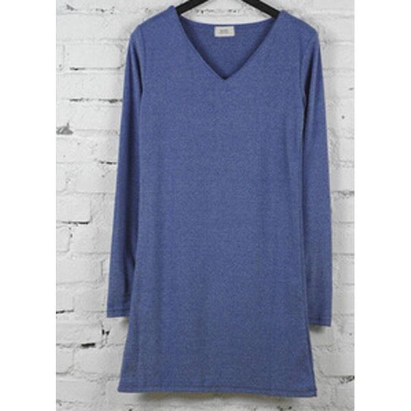 

casual dresses wholesale women dress fashion long-sleeved v-neck package hip brushed cotton bodycon solid vestidos dl1335, Black;gray