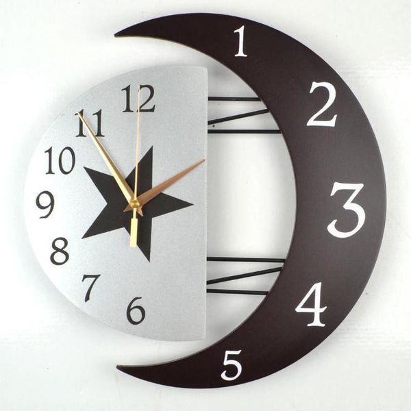 

wall clocks living room personality creative home fashion simple silent watches bedroom quartz