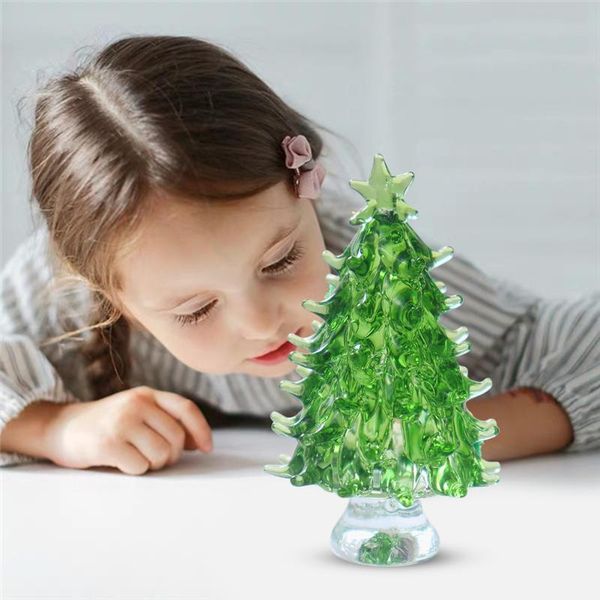 

christmas decorations handmade tree ornament crystal art figurine rainbow maker sun catcher garden home room decoration