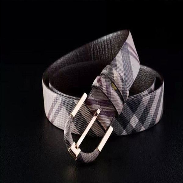 

mens designer belts jeans casual belt plaid business, Black;brown