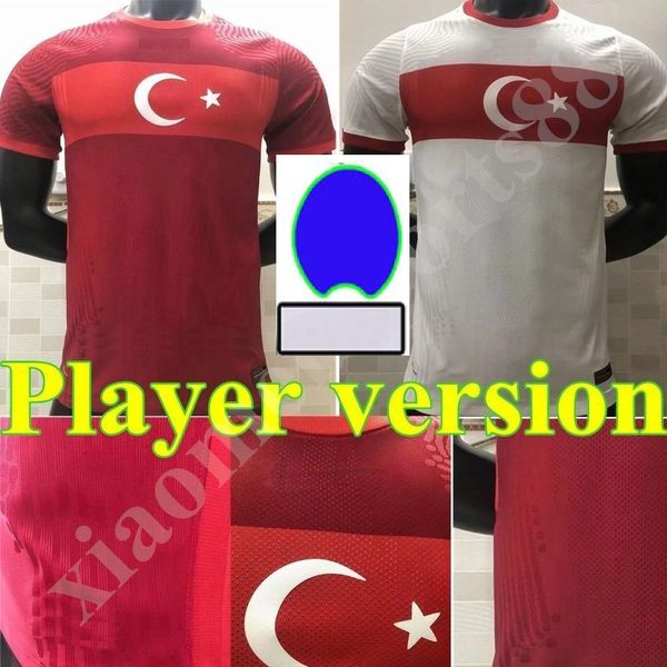 

maillots de football turkey player version soccer jersey 2021 yazici caglar söyüncü demiral ozan kabak calhanoglu celik shirts national, Black;yellow