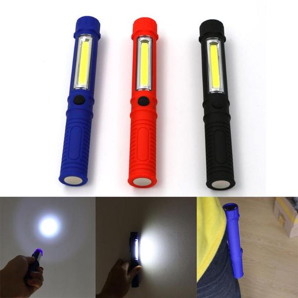 

mini pen light work inspection magnetic 250 lumens pocket torch lamp ,handheld portable bike lights