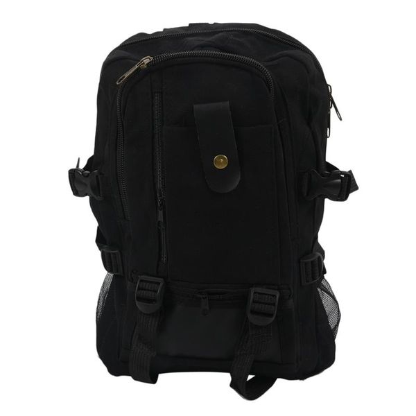 

backpack men's military vintage canvas rucksack hiking camping bag
