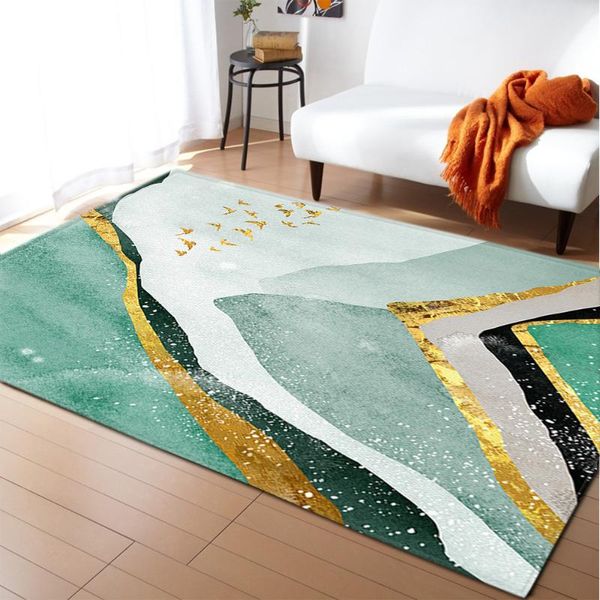 

carpets thick marble area room modern living carpet bedroom bedside rug pads play mat for parlor almofadas
