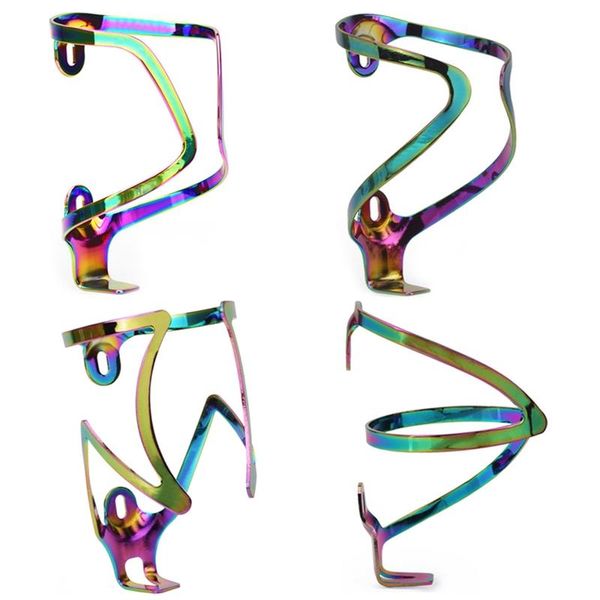 

bicycle electric colorful bottle cage moped aluminum alloy water cup bracket-boxed stainless steel screw bottles & cages