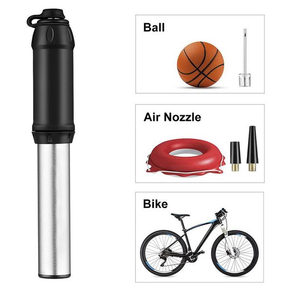 

bike pumps bicycle pump aluminum alloy portable mountain tire inflator schrader