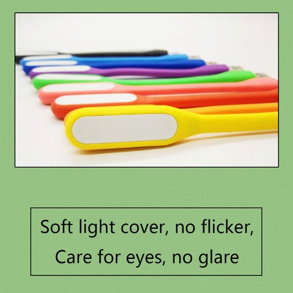 

book lights led lamp usb night portable 5v 1.2w power bank reading light for pc lapnotebook