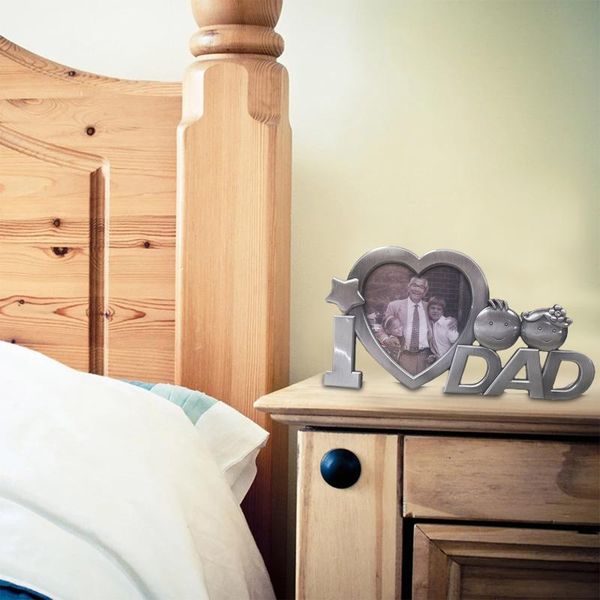 

frames po frame, letter patterns heart-shaped picture frame deskdecor metal artware for living room bedroom