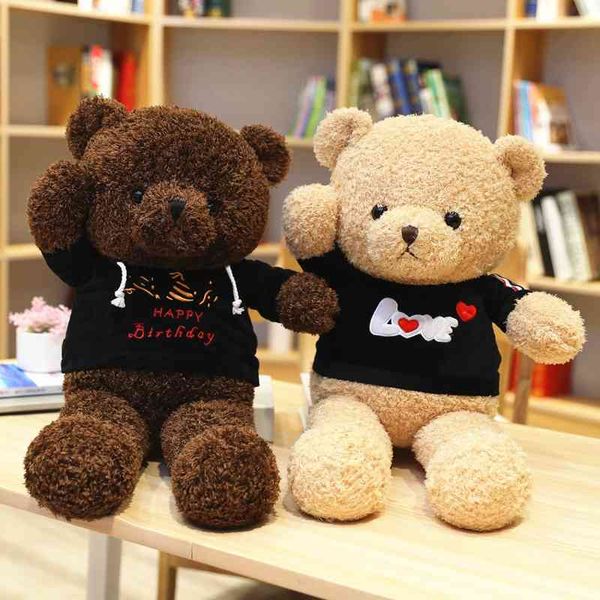 

seaweed plush teddy cloth brown plush teddy bear large panda doll cute pillow girl