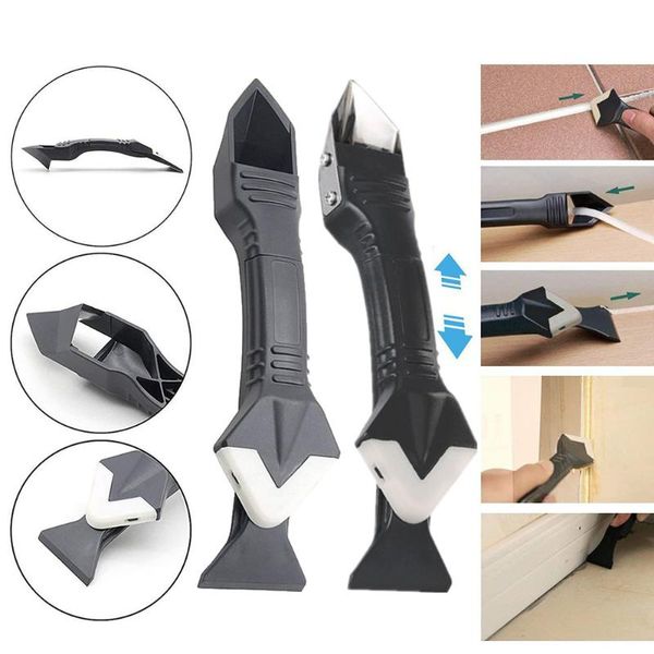 

professional hand tool sets 3 in 1 tools ceramic tile beautiful seam squeegee silicone shovel fill leveling for multi-angle multifunction di
