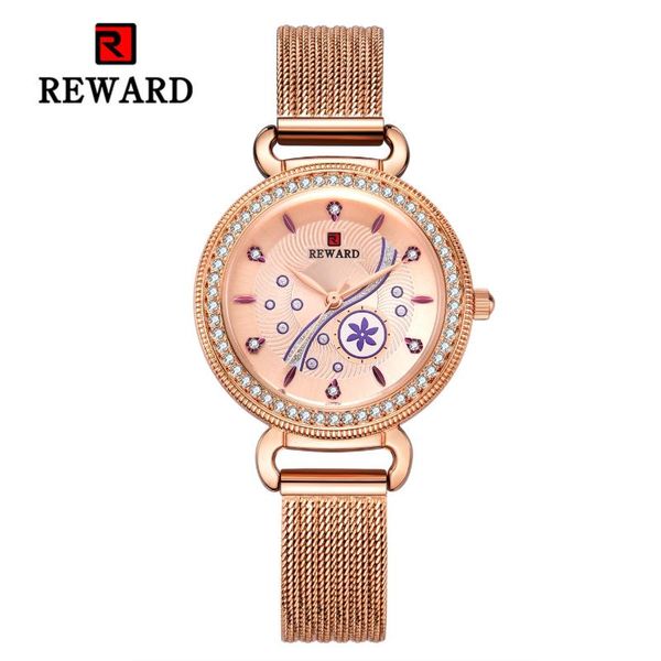 

wristwatches women watch diamond quartz ladies wrist watches stainless steel mesh clock female rhinestone relogio feminino 2021, Slivery;brown