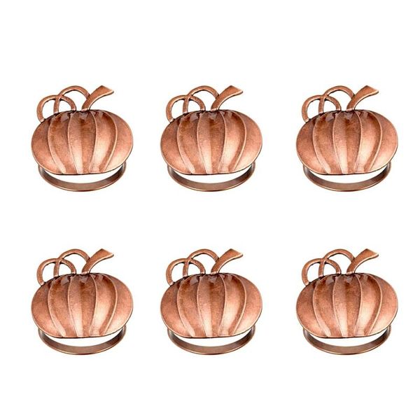 

pumpkin napkin rings, fall vintage alloy holder for halloween thanksgiving day table decoratio rings