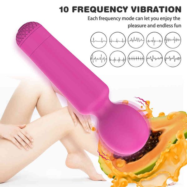 

toy massager massage magic wand mini av vibrators g-spot vibration products female masturbator nipple clit massager erotic toys for couples