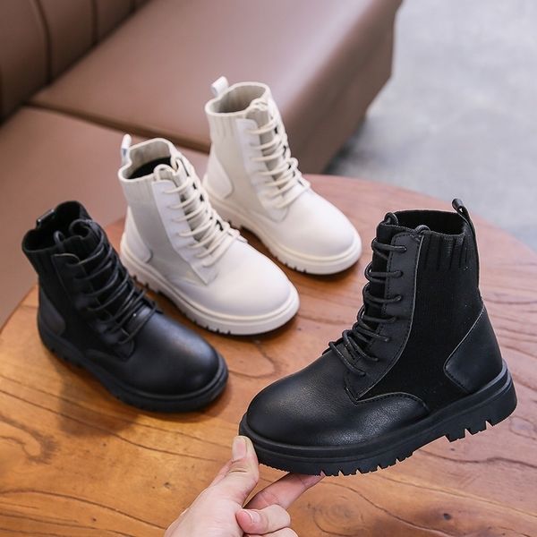 

girls' martin boots 2021 spring and autumn new children's boots