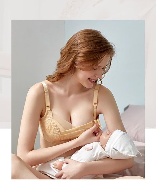 

maternity intimates style wholesale factory direct sell adjustable breastfeeding nursing bra, White