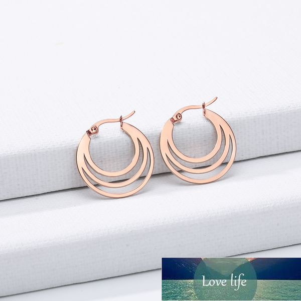 

crescent moon earings fashion jewelry stainless steel rose gold small hoop earrings for women friendship gifts 2019 brincos bff, Golden;silver