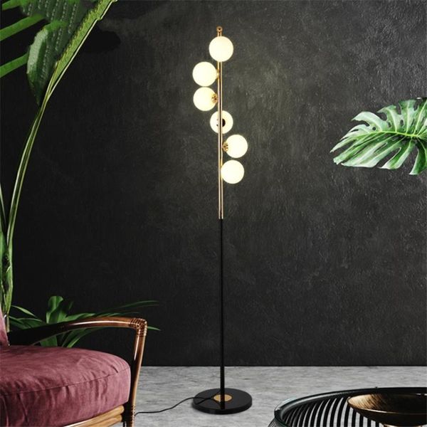 

nordic marble floor light led lamps bubble glass decor standing lights living room study bedroom lamp fixtures