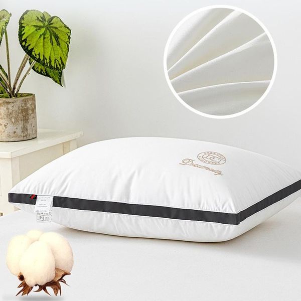 

pillow hilton el 100% cotton single low, middle and high cervical soft sleep