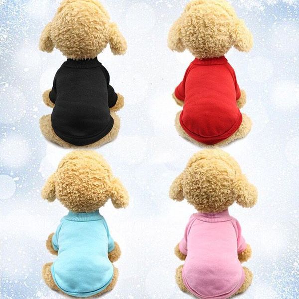 

dog apparel clothes pet autumn/winter classic solid wool sweater warm logo