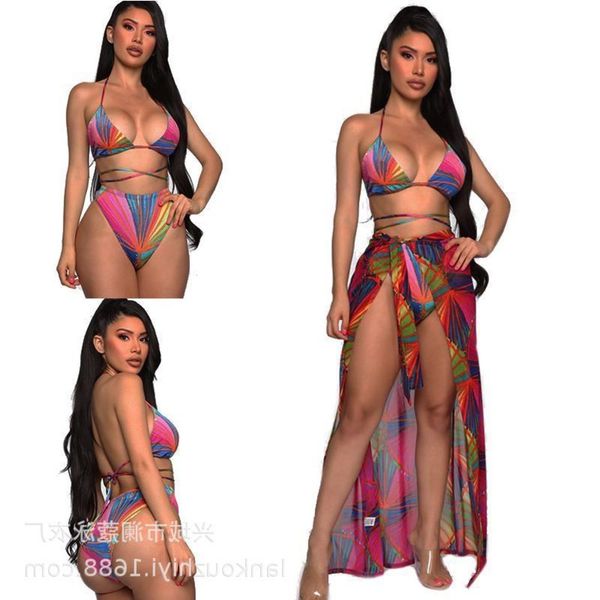 

ms swimsuit bikini women's three piece swimsuit, White;black