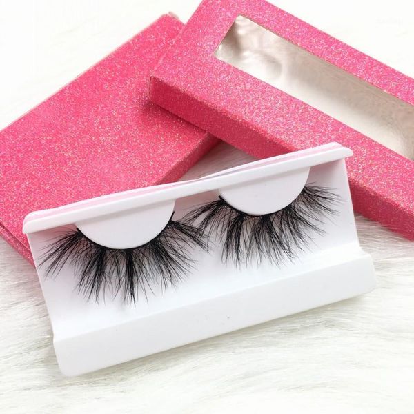 

wholesale eye lashes 25mm 5d real mink eyelash glitter lash packaging1
