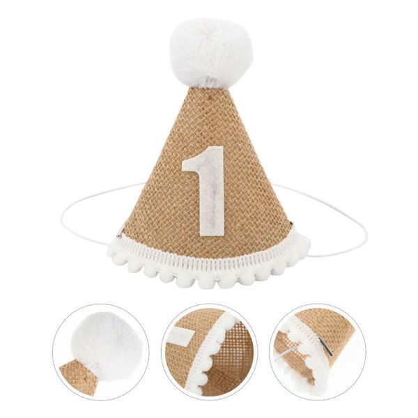 

party hats baby kids infant born toddler 1st birthday hat headdress favor