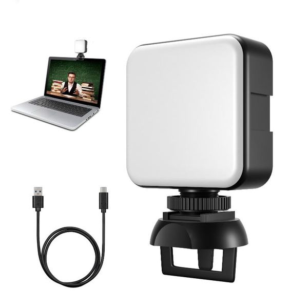 

flash heads with clip for lapoffice studio video conference lighting kit home makeup self broadcasting live streaming meeting led