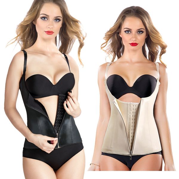 

model body shape toningback backed latex court corset women's warm doublelayer chest support vest steel bone shaping clothes