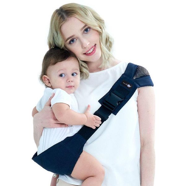 

carriers, slings & backpacks adjustable baby single shoulder strap infant carrier breathable ergonomic portable cotton soft wrap sling