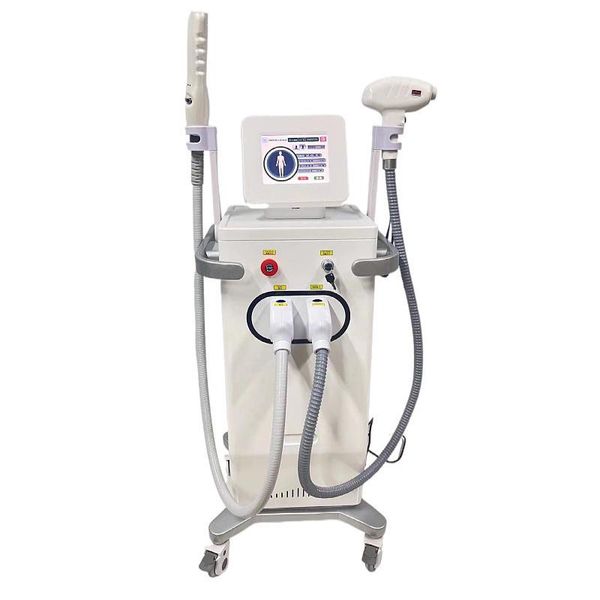 

500w diode laser hair removal beauty machine 755nm 808nm 1064nm q-swtich for salon use, Black