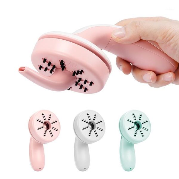 

mini hand-held vacuum cleaner nail dust suction collector removal brush desk keyboard1, Silver
